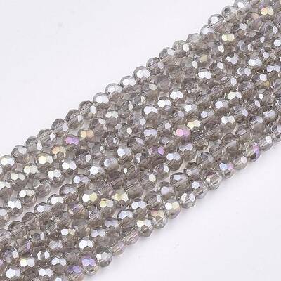 Electroplate Glass Beads Strands