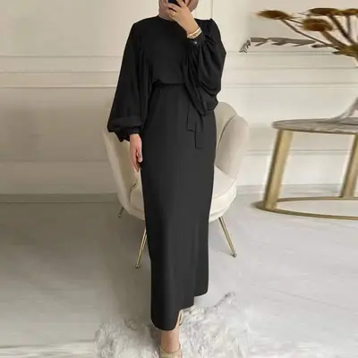 Abaya for women - Beautiful black dress abaya - Abaya dresses for muslim women - Abaya for women dubai .