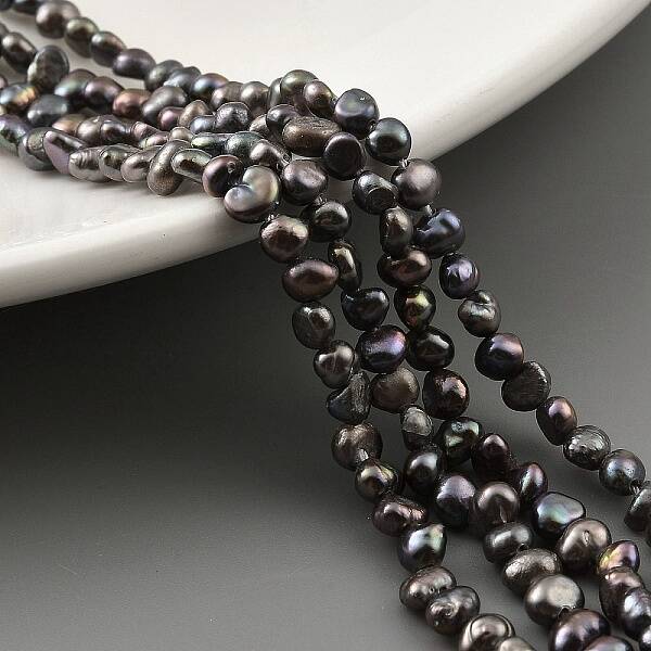 Dyed Natural Cultured Freshwater Pearl Beads Strands