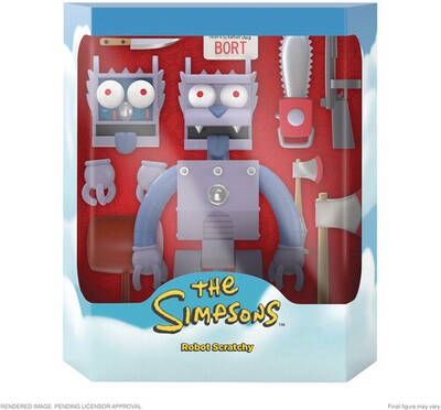 Super7 - The Simpsons ULTIMATES! Wave 1 - Robot Scratchy
