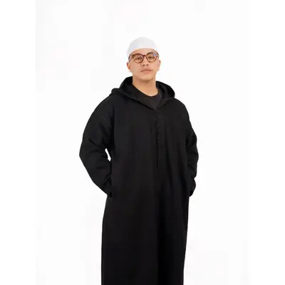 Onyx Black Djellaba