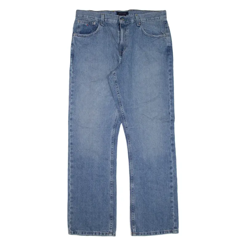 TOMMY HILFIGER Mens Jeans Blue Classic Straight W34 L32