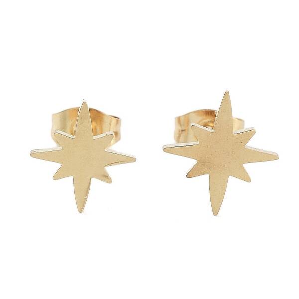 PVD Vacuum Plating 304 Stainless Steel Stud Earrings for Women