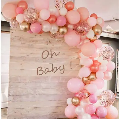Rose Gold Pink DIY Balloon Arch Kit | Garland Party Decorations