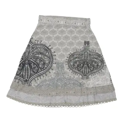 Desigual Skirt - 26W UK 6 Grey Cotton Blend
