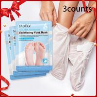 Skin-friendly Exfoliating Foot Mask, 3 Pairs Natural Moisturizing Foot Care Mask for Christmas Gift, Nourishing Foot Care Pro...