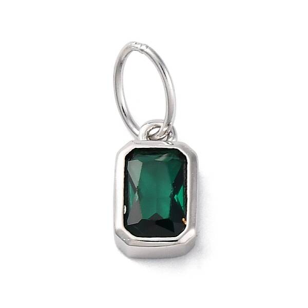 925 Sterling Silver Cubic Zirconia Charms