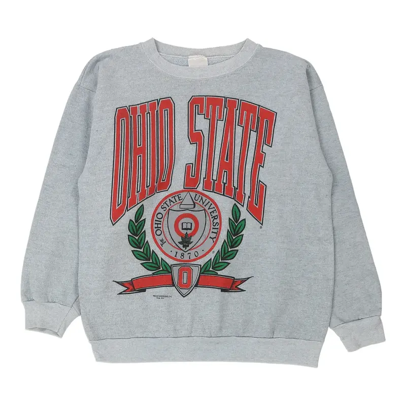 Ohio State Universityohio Tultex College Sweatshirt - XL Grey Cotton Blend