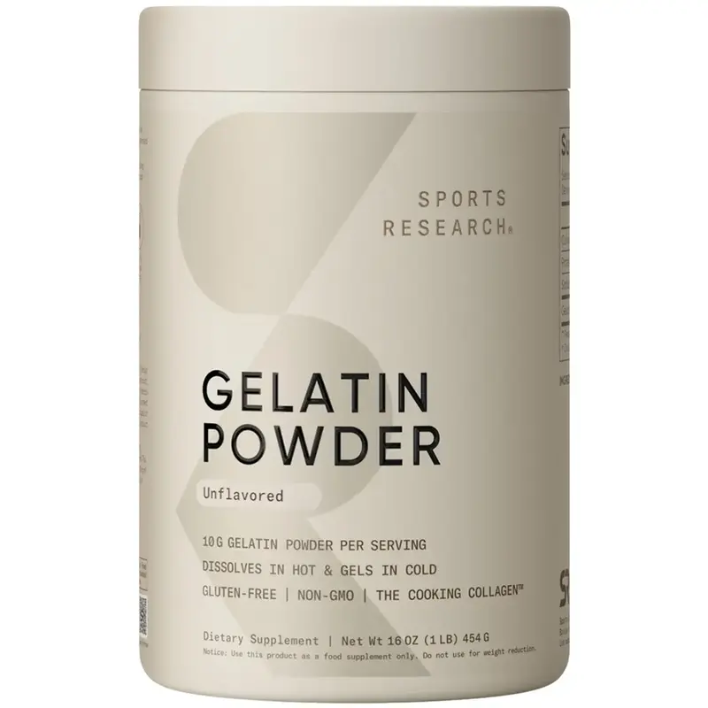 Sports Research Gelatin Collagen Cooking Powder - Sourced from Pasture Raised Cows | For Cooking and Baking - Certified Keto ...