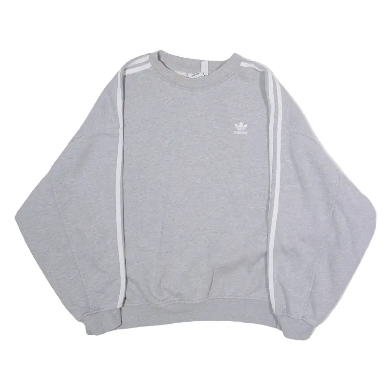 ADIDAS ORIGINALS Womens Sweatshirt Grey Crew Neck UK 10