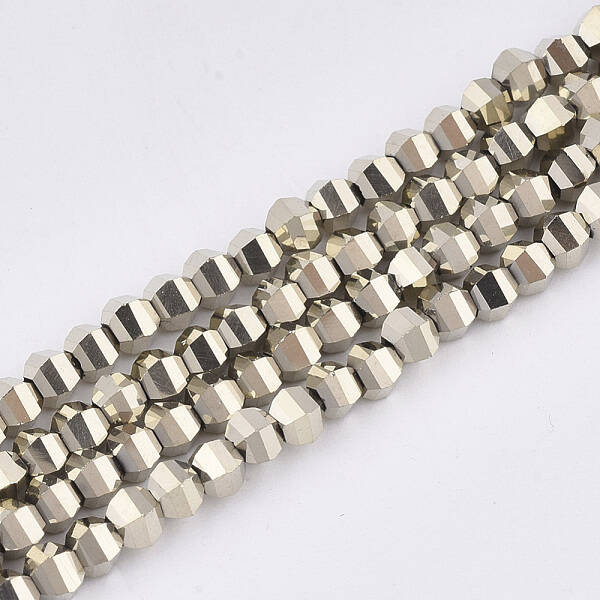 Electroplate Glass Beads Strands