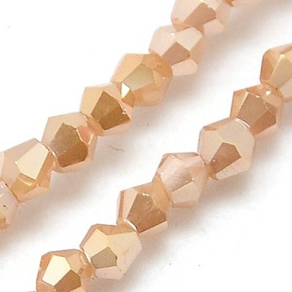 Electroplate Glass Beads Strands