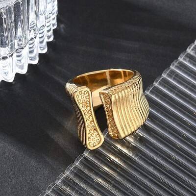 304 Stainless Steel Cuff Ring