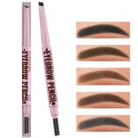 2 in 1 Dual-ended Long-lasting Eyebrow Pen with Eyebrow Powder & Brush, 1 Count Waterproof Eyebrow Pencil, Eye Brow Makeup To...