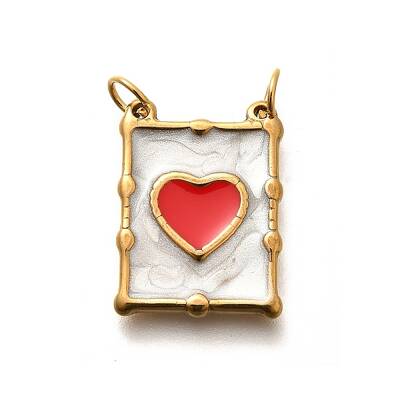304 Stainless Steel Enamel Pendants
