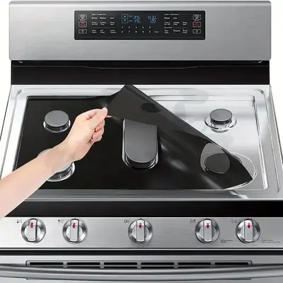 Gas Stove Protector, 1 Count Non-stick Oil-proof Stove Protective Cover, Kitchen Cleaning Tool, Cookware Accessories for Home...