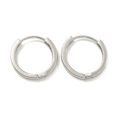 Brass Hoop Earrings