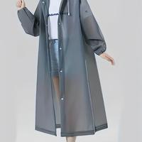 Thickened Adult Rain Jacket, 1 Count Windproof & Waterproof EVA Full Body Raincoat, Portable Raincoat for Outdoor Cycling