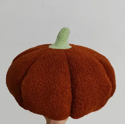 Home Decoration Pumpkin Pillow Ornaments | Color: Brown | Size: 35cm