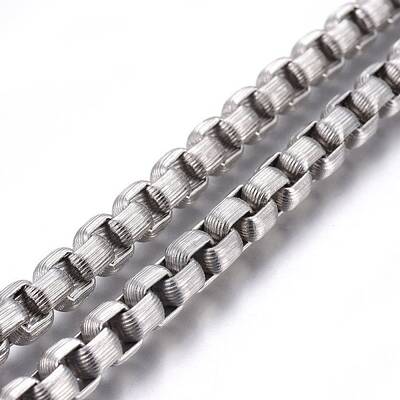 Tarnish Resistant 304 Stainless Steel Box Chains
