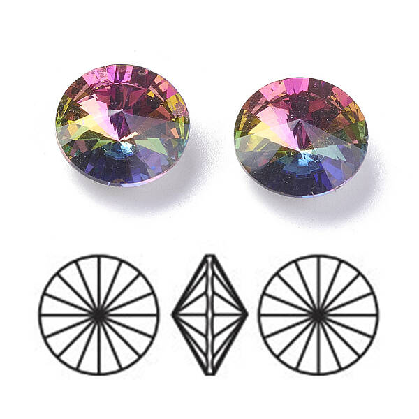 K9 Glass Pointed Back Rhinestone