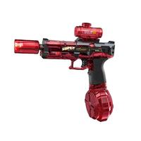 Electric Water Guns, Kids Toys, 1 Set Rechargeable Water Spray Gun with Muzzle Glow, Outdoor Swimming Pool & Water Gun Game T...