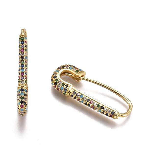 Brass Hoop Earrings