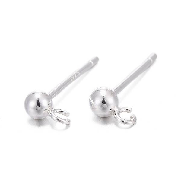 925 Sterling Silver Stud Earring Findings