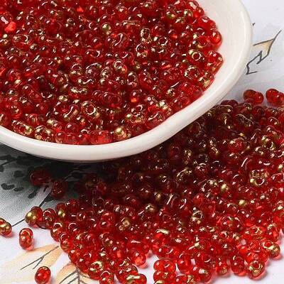 Spray Painted Glass Seed Beads