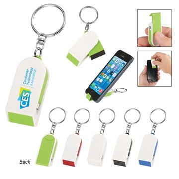 250 Promotional Phone Stand And Screen Cleaner Combo Key Chain - ...