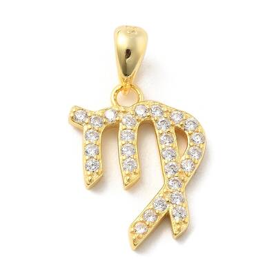 925 Sterling Sliver Micro Pave Clear Cubic Zirconia Pendants