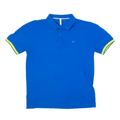 SUN68 Polo Shirt Blue Short Sleeve Boys XL