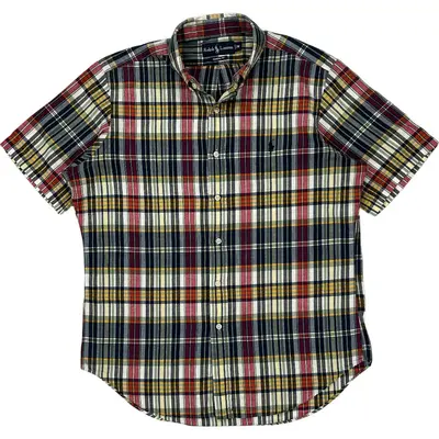 Ralph Lauren Classic Fit Plaid Shirt - Medium - Multicoloured Cotton