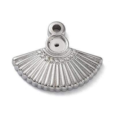 Non-Tarnish 304 Stainless Steel Pendant Cabochon Settings