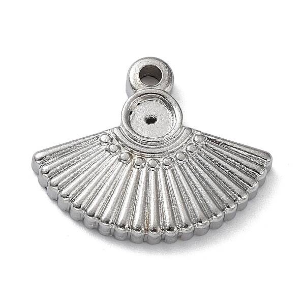 Non-Tarnish 304 Stainless Steel Pendant Cabochon Settings