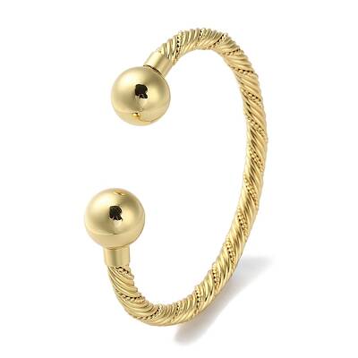Rack Plating Brass Cuff Bangles