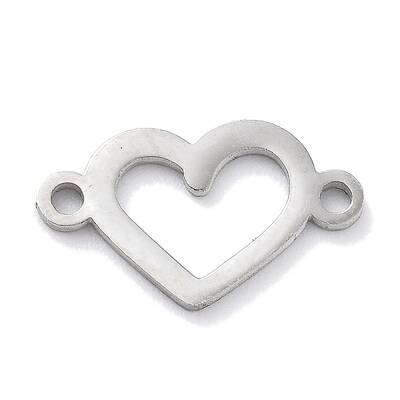 304 Stainless Steel Hollow Connector Charms
