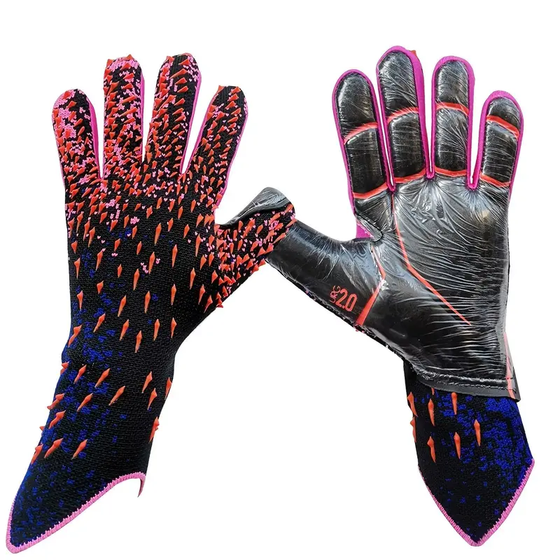 Comfortable Football Goalkeeper Gloves, Non-slip Wear-resistant Football Gloves, Soccer Hand Protector Gloves, Sports Protect...