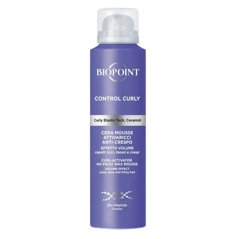 Biopoint Control Curly Curl-Activating Anti-Frizz Wax-Mousse 150 Ml