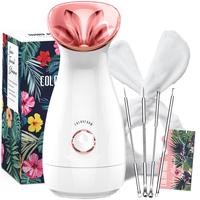 Spring Comfort Facial Makeup Beauty Instrument for Women, Nano Ionic Facial Care Appliances with Headband & 4 Counts Blackhea...