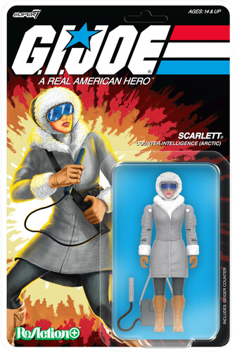 Super7 - G.I. Joe - ReAction+ Wv6 - Arctic Scarlett