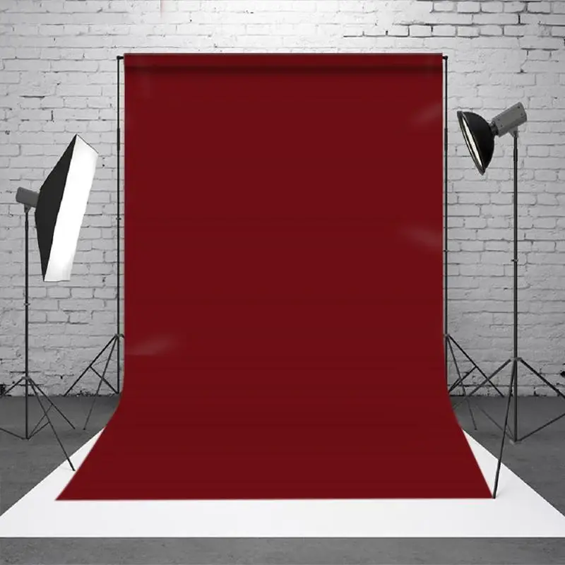 Solid Rust Red Portrait Photo Booth Backdrop For Studio - Aperturee