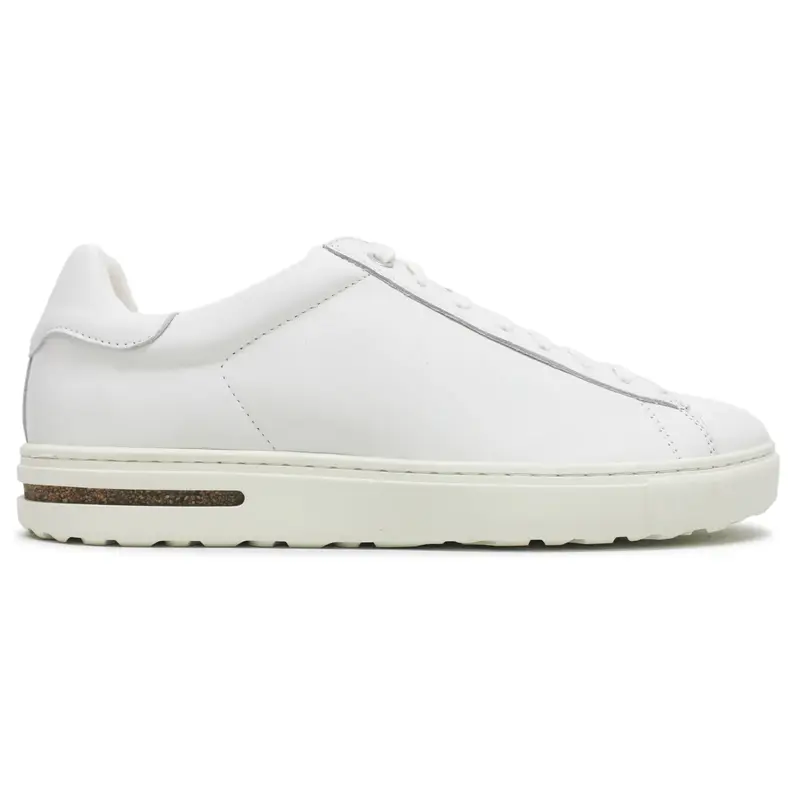 Birkenstock Bend Low Natural Leather Unisex Comfort Shoes - White - Size:US 12 Women / 10 Men