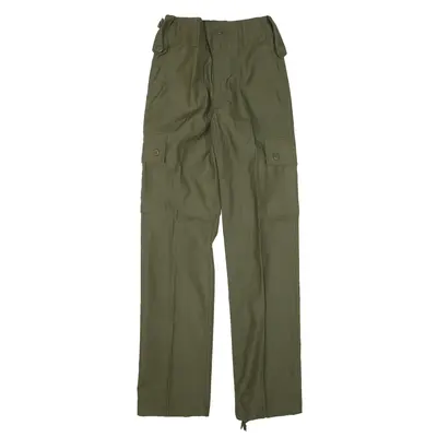 Cargo Trousers Green Regular Straight Womens W26 L32