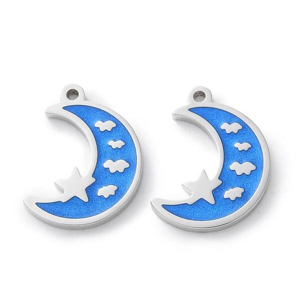 304 Stainless Steel Enamel Charms