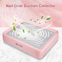 Low Noise Nail Dust Collector with Reusable Filter, 1 Box Professional Powerful Vacuum Cleaner, Nail and Foot Repair Tool for...