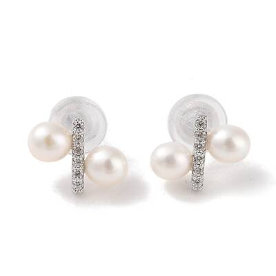 Anti-Tarnish Sterling Silver Stud Earrings