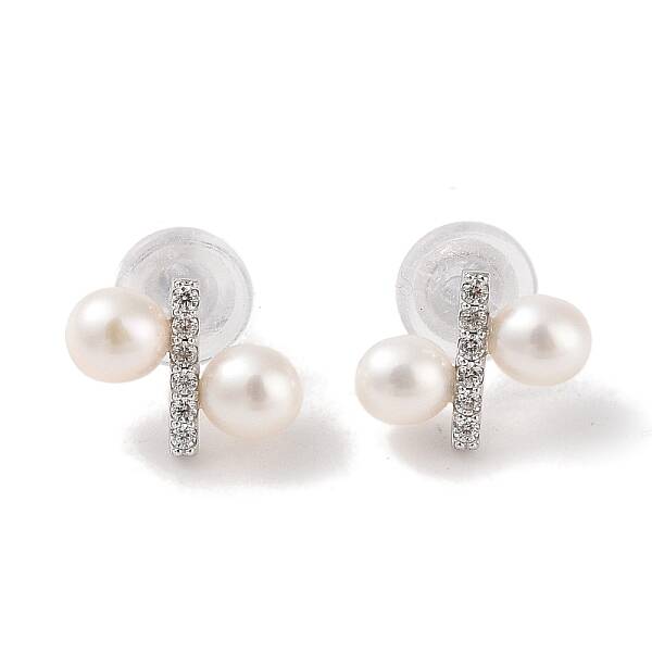 Anti-Tarnish Sterling Silver Stud Earrings
