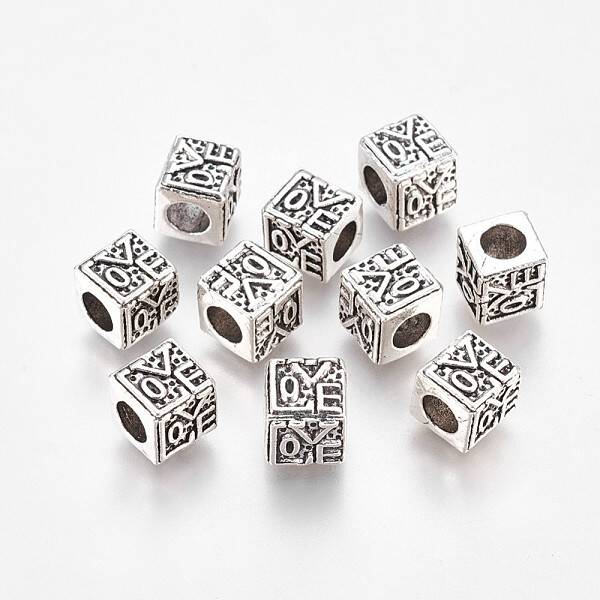 Alloy European Beads