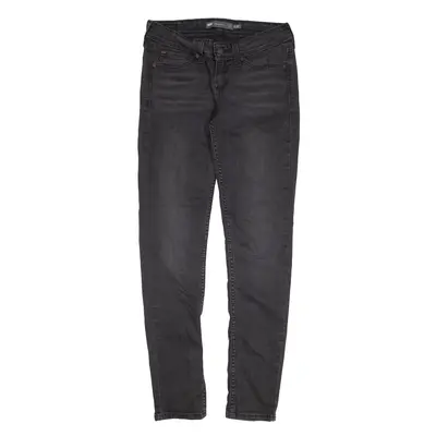 LEVI'S Low Rise Jeans Black Denim Slim Skinny Womens W27 L29